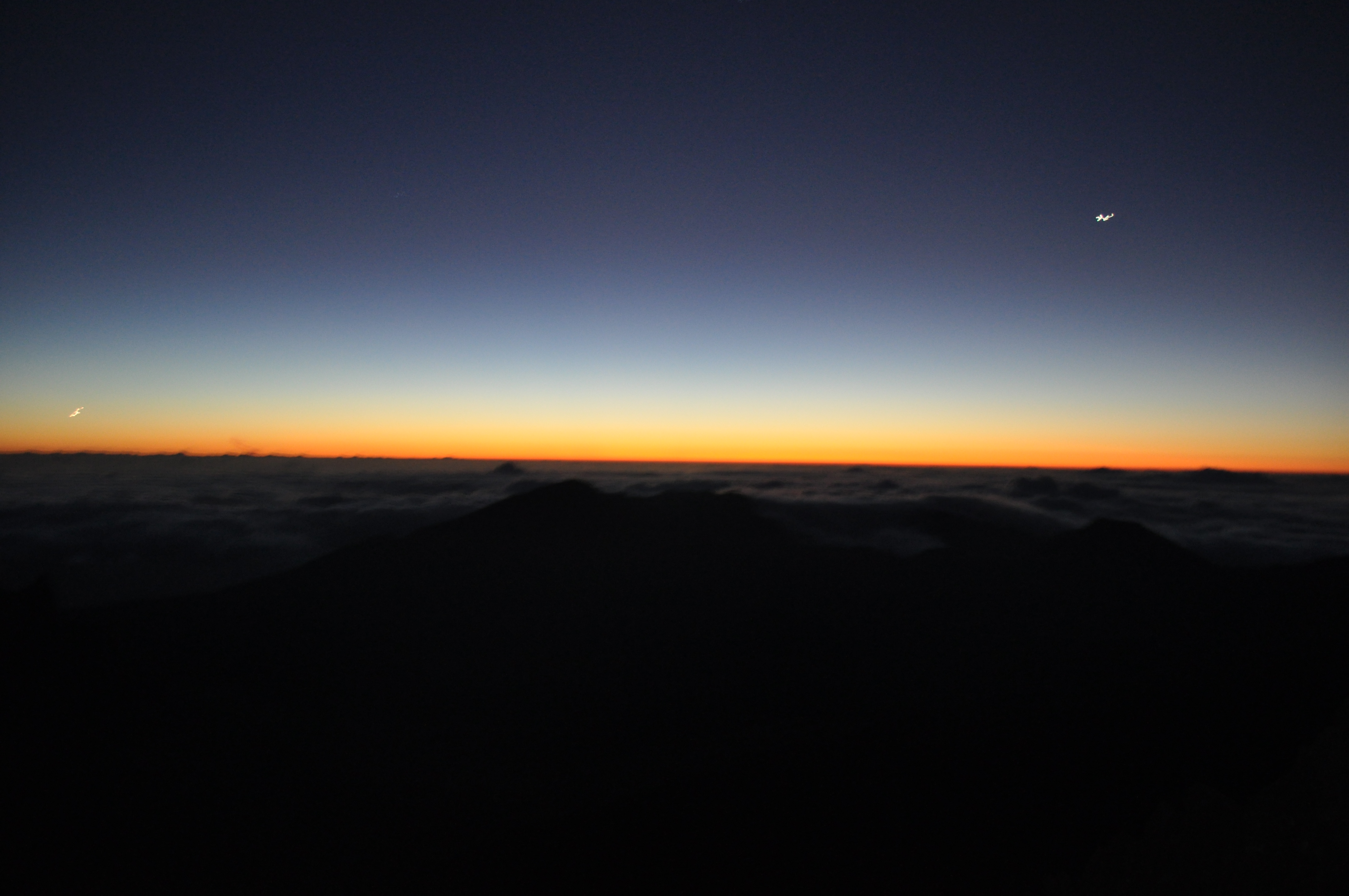 First light at Haleakala
